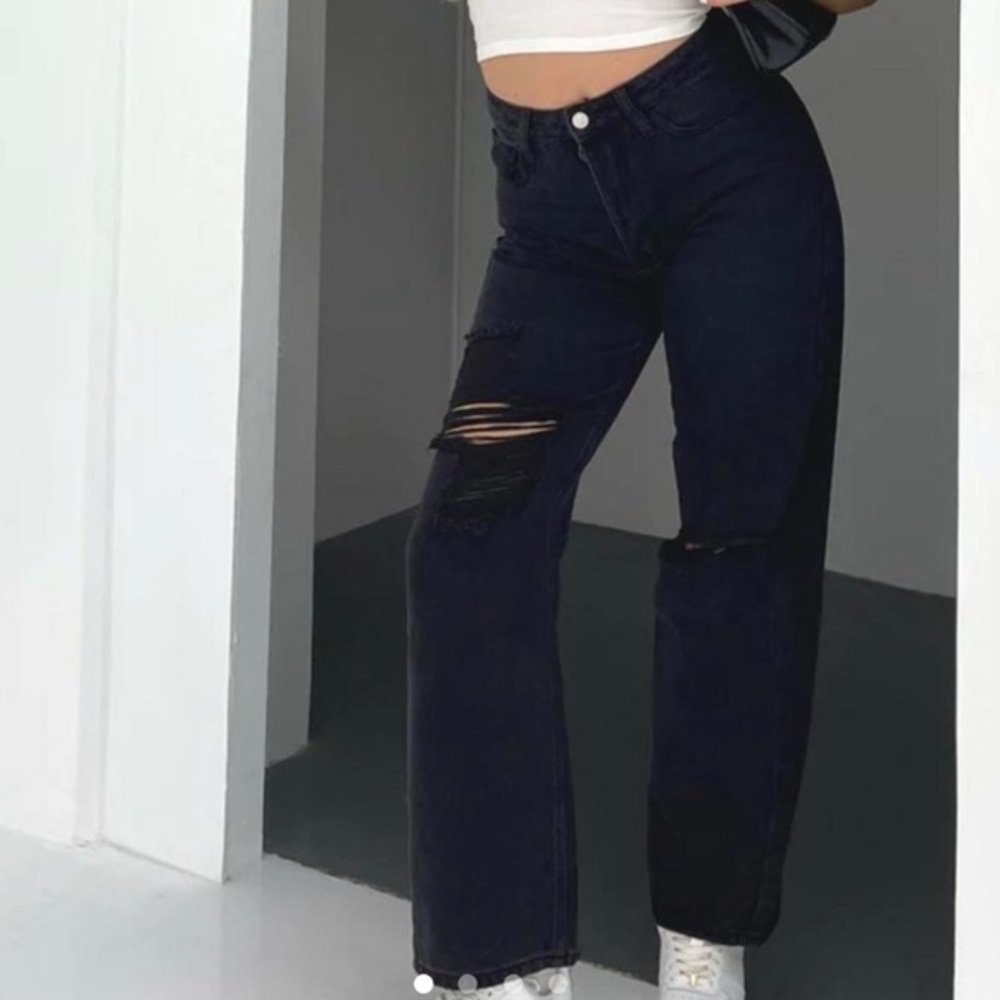 Black high waisted jean